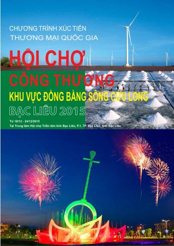 HỘI CHỢ CÔNG THƯƠNG KHU VỰC ĐBSCL – BẠC LIÊU NĂM 2015