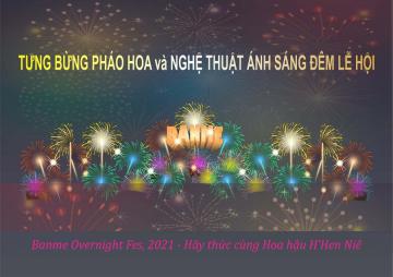 Tưng bừng pháo hoa nghệ thuật tầm thấp