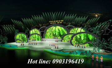 Thiết kế sân khấu bế mạc Lễ hội Cà phê Buôn Ma Thuột lần thứ 8 năm 2023