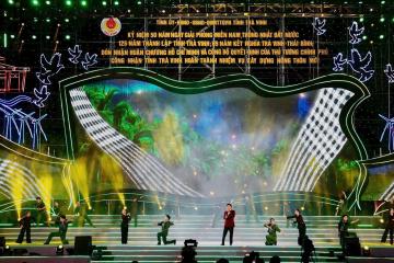 Lễ kỷ niệm 50 năm Ngày Giải phóng miền Nam, thống nhất đất nước, 65 năm kết nghĩa Trà Vinh - Thái Bình