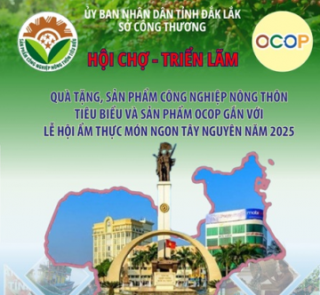 HỘI CHỢ - TRIỂN LÃM QUÀ TẶNG, SẢN PHẨM CÔNG NGHIỆP NÔNG THÔN TIÊU BIỂU VÀ SẢN PHẨM OCOP ........